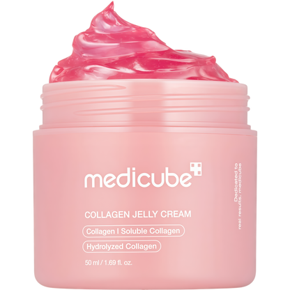medicube Jelly Cream with Collagen & Niacinamide, 3.71 fl.oz | Collagen Jelly Cream by Medicube for Women - 3.7 oz Cream