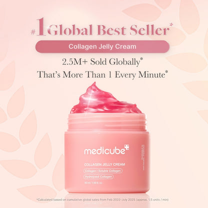 medicube Jelly Cream with Collagen & Niacinamide, 3.71 fl.oz | Collagen Jelly Cream by Medicube for Women - 3.7 oz Cream