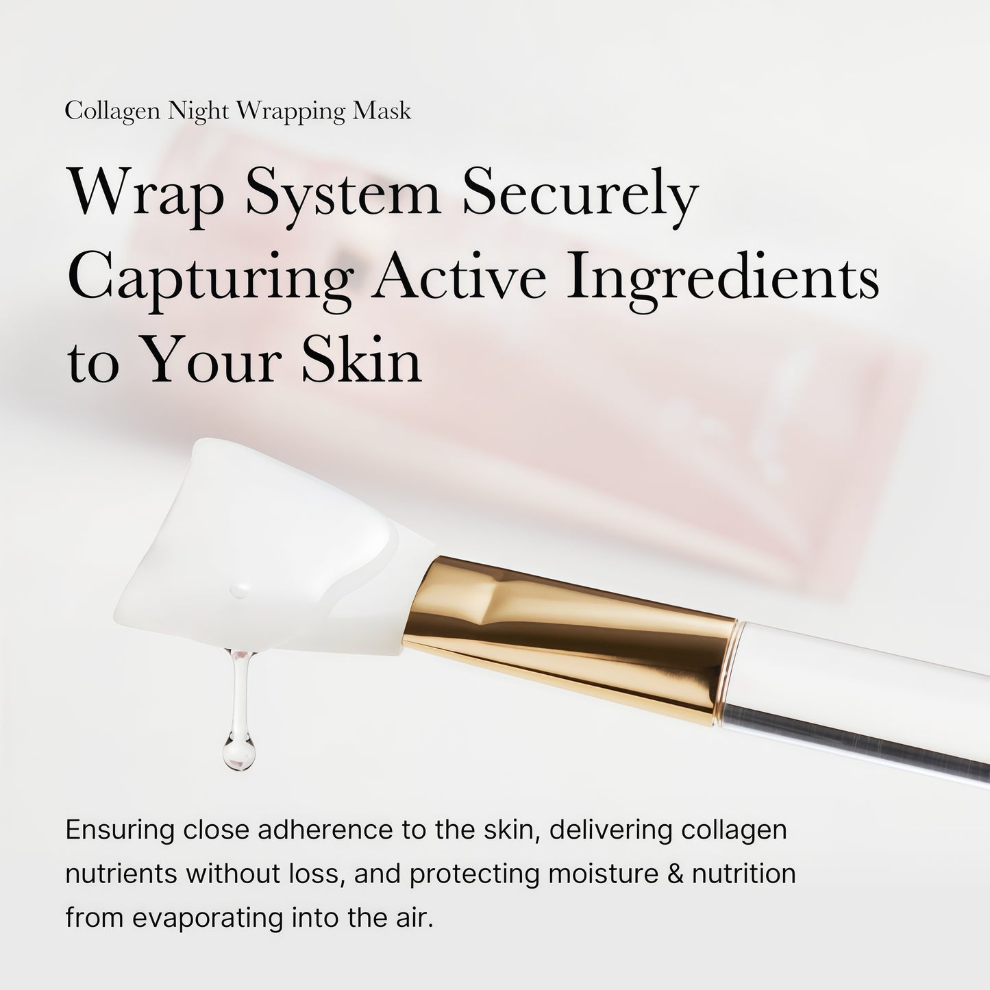 medicube Wrapping Mask Collagen Overnight Peel Off Facial Mask | Elasticity & Hydration Care, Reduces Sagging & Dullness | Hydrolyzed Collagen For Glowing Skin | Korean Skin Care, 2.53 fl.oz