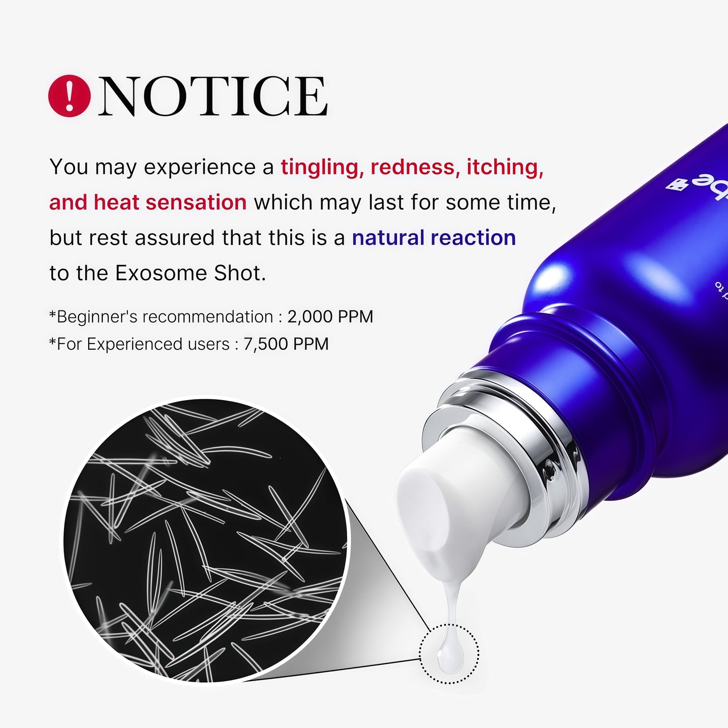 medicube Exosome Shot Zero 7,500 PPM Spicule Facial Serum | Liquid Skin Booster Serum with Exosome, AHA+BHA+PHA - Pore Care, Dead Skin Cells, Skin Texture, Korean Skincare, 1.01 fl.oz