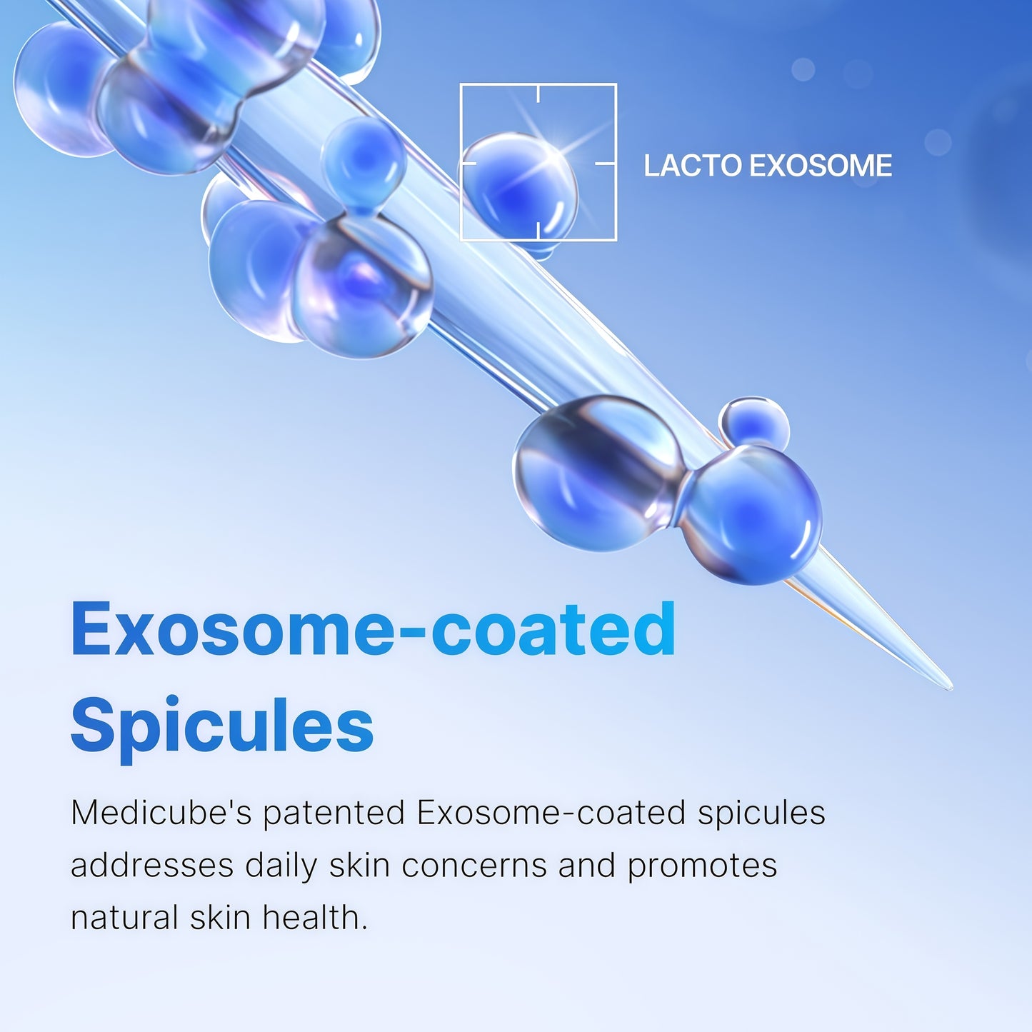 medicube Exosome Shot Zero 7,500 PPM Spicule Facial Serum | Liquid Skin Booster Serum with Exosome, AHA+BHA+PHA - Pore Care, Dead Skin Cells, Skin Texture, Korean Skincare, 1.01 fl.oz