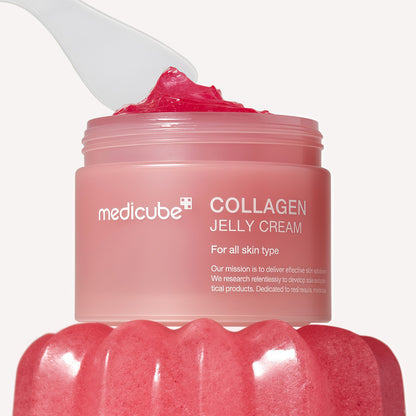 medicube Jelly Cream with Collagen & Niacinamide, 3.71 fl.oz | Collagen Jelly Cream by Medicube for Women - 3.7 oz Cream