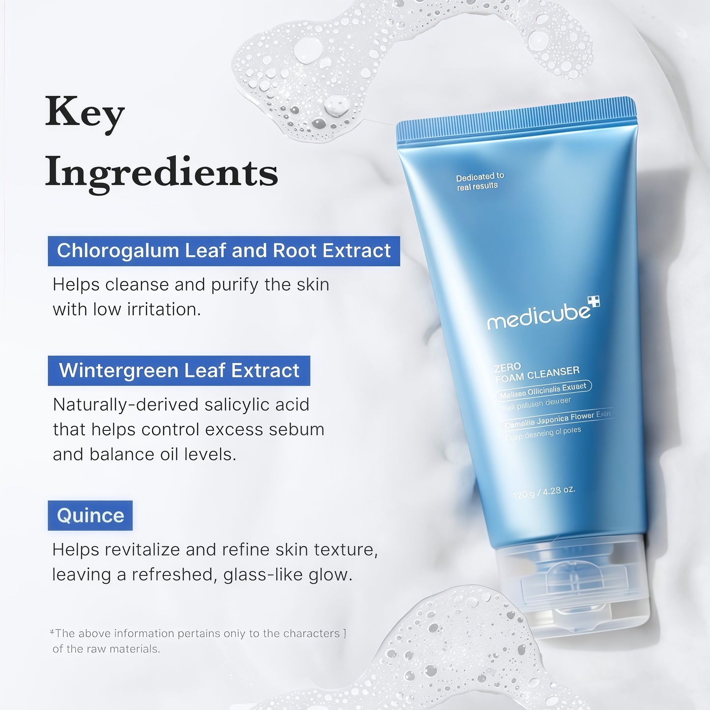 medicube Facial Cleanser Zero Foam Cleanser for Pore & Excess Oil Care | Daily Gentle Cleansing Foam - Excess Sebum Control, Hydration, Pore Minimization, Korean Skincare, Sensitive Skin, 4.23 oz